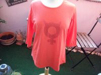 Funky Staff Shirt Gr. S, ca. 38/40 orange-Glitzersteinchen-3/4Arm Dortmund - Innenstadt-Ost Vorschau