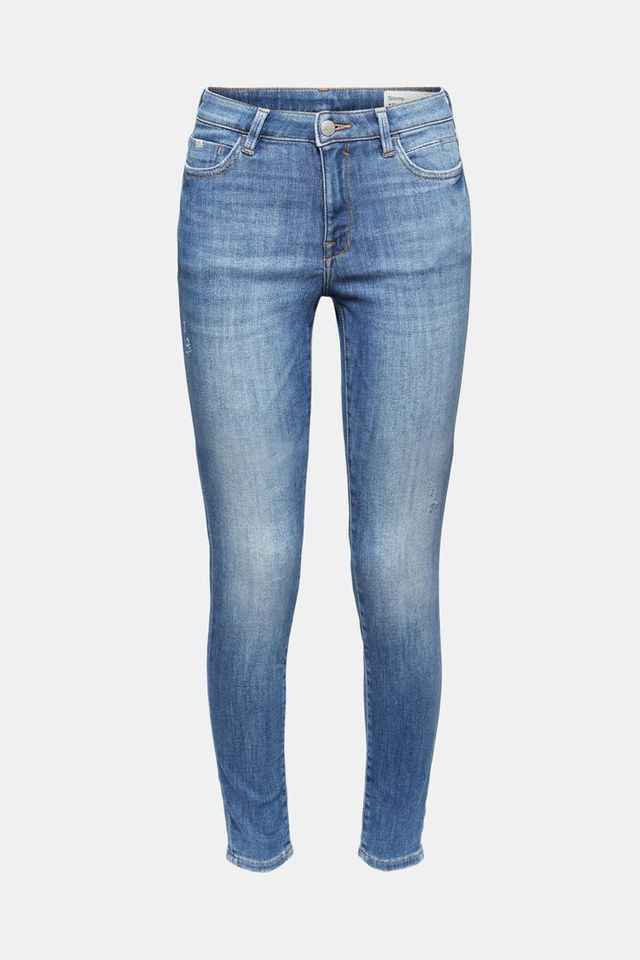 ESPRIT Jeans mit Superstretch SKINNY medium rise BLUE LIGHT 27/30 in Böhmenkirch