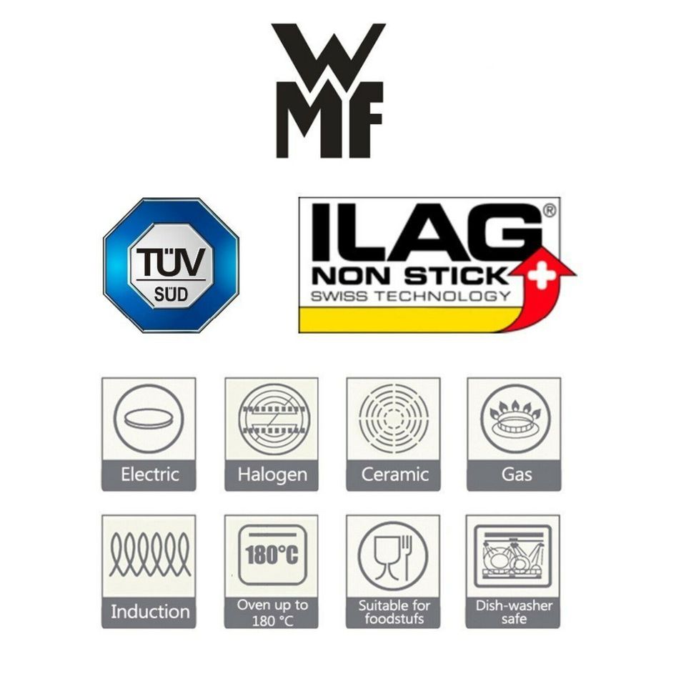 WMF Transtherm Topfset 9 teilig, Topf Töpfe,Induktionsgeeignet in Mönchengladbach