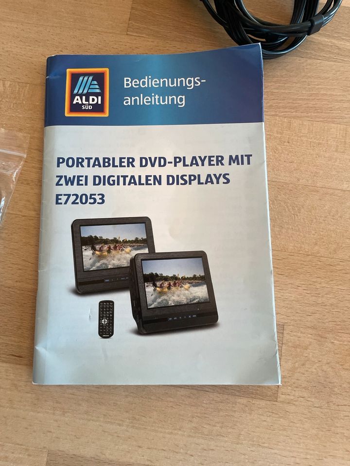 Tragbarer DVD Player mit 2 Displays, Auto, Reise in Karlstadt