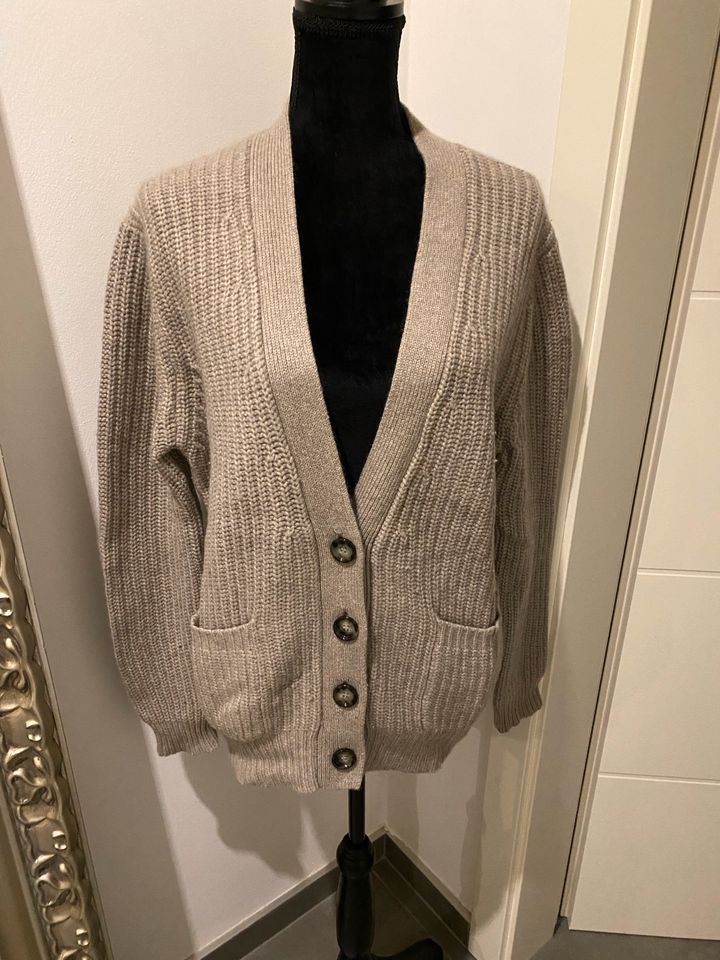 Allude Cardigan Weste Kaschmir Wolle beige xs in Saarbrücken