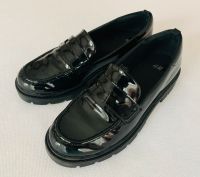 H&M Mädchen Lack Loafer Schuhe Größe 34 Schwarz Halbschuhe Baden-Württemberg - Malsch bei Wiesloch Vorschau