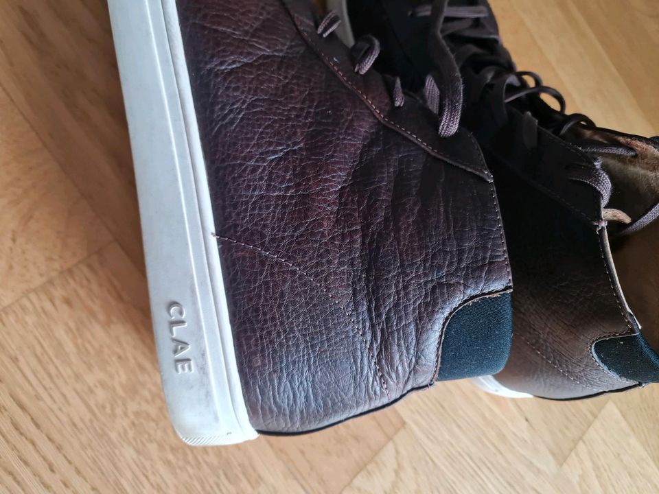 Clae Mid Top Sneaker  braun Gr. 47 in Frankfurt am Main