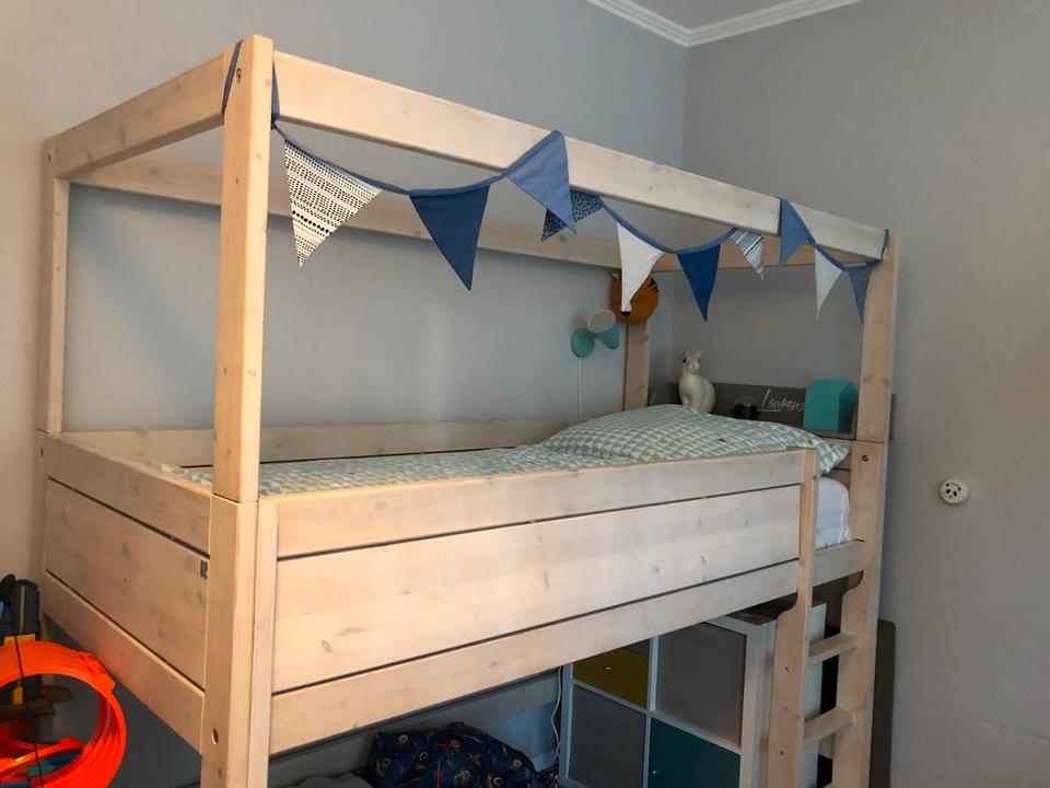 Lifetime Life Time (Flexa) Hochbett Kinderbett Regal whitewash in Essen