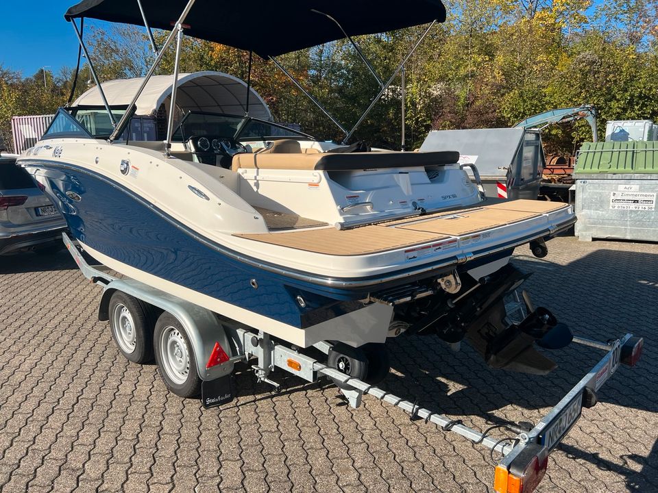 Motorboot Sea Ray 190 SPXE mit und ohne Trailer mieten / chartern in Neuwied