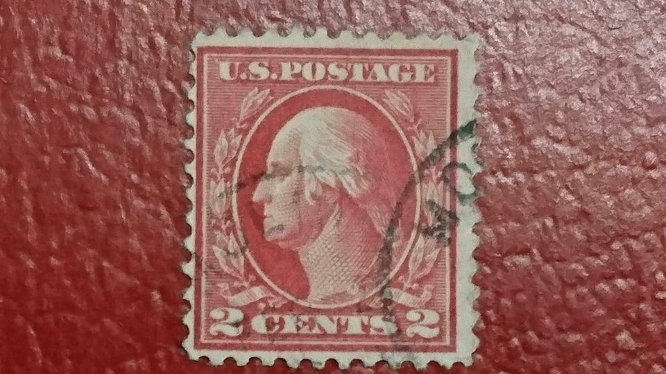 Briefmarke USA Washington Franklin, 2 Cents, guter Zustand! in Berlin