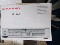 Grundig CF20 Cassetten Deck Bedienungsanleitung Niedersachsen - Sehnde Vorschau