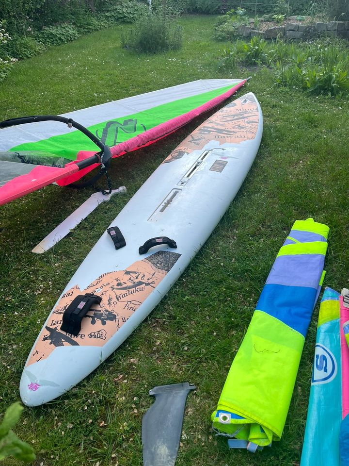 HiFly Wind Surfboard Bleriot 330 +Carbonmast +3 Segel +Gabelbaum in Lünen