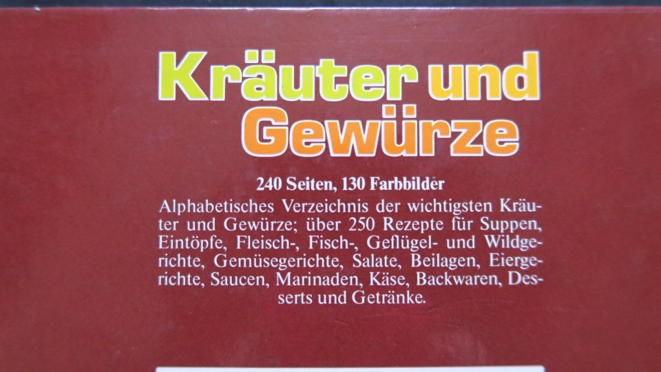 Kochbuch Kräuter und Gewürze NEU in Böblingen