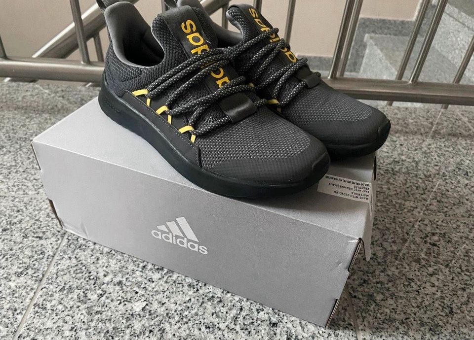 Adidas Lite Racer Adapt Turnschuh Sneaker grau gelb Gr. 38 OVP in Olfen