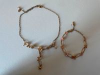 Original Pilgrim Set Kette Armband Blumen Gold rosa weiß Berlin - Treptow Vorschau