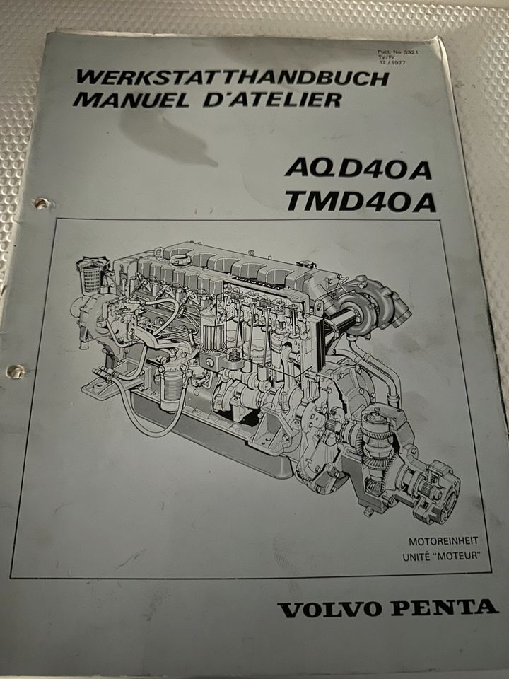 TAMD 40 Manual Werkstatthandbuch Volvo Penta Boot Mercury in Bayern -  Arnstein | Bootszubehör kaufen | eBay Kleinanzeigen ist jetzt Kleinanzeigen