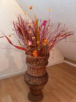 Kunstblumen Vase aus Rattern Niedersachsen - Osterode am Harz Vorschau