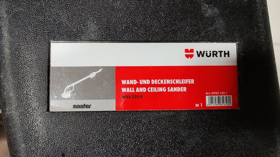 Würth WSS 225-E Langhalsschleifer Wandschleifer Deckenschleifer in Castrop-Rauxel