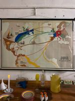 Schulwandkarte Die Entdeckung Amerikas ca. 1400 x1000  mm Nordrhein-Westfalen - Tönisvorst Vorschau
