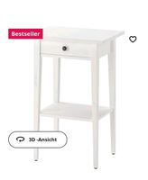 Ikea HEMNES Ablagetisch, weiß gebeizt, 46x35 cm Bayern - Wittibreut Vorschau