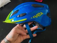 Helm uvex 50-55cm Kinderhelm blau grün gebraucht Dresden - Innere Altstadt Vorschau