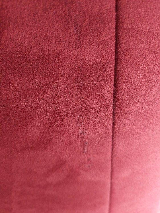 2er Sofa Couch 2-Sitzer SAVONA RED Microfaser Rot Bühne in Borgentreich