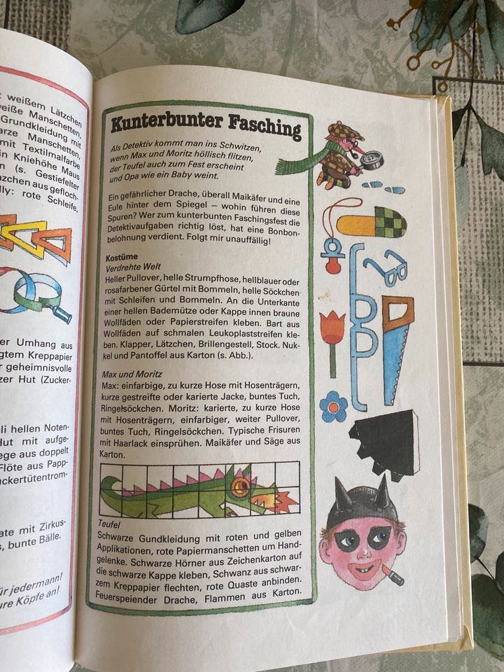 DDR Kinderbuch „Mummenschanz und Narrentanz“Fasching in Camburg