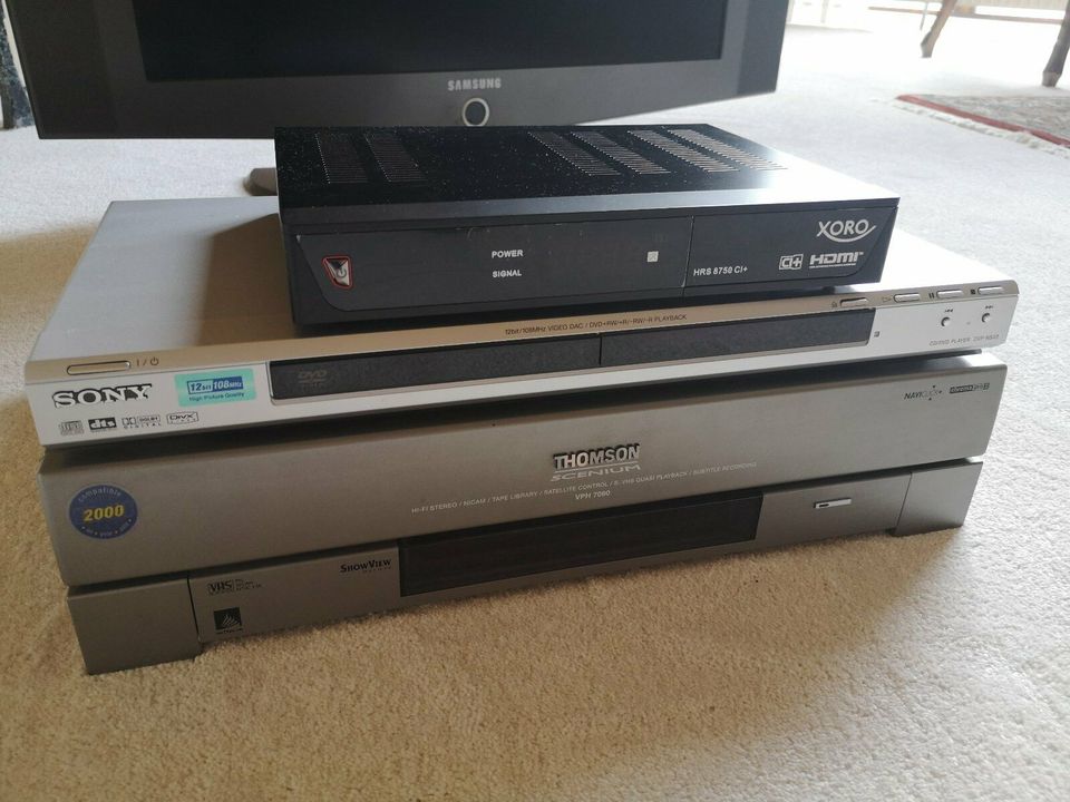 Samsung, Sony, Xoro, Thomson, Fernseher, DVD, VPH 7090 in Stuttgart