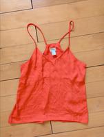 H&M Top Satin-Optik orange  Hessen - Wiesbaden Vorschau
