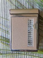 Altes Blech Miniatur Telefonbuch Telefonregister Register Pop up Niedersachsen - Bockhorn Vorschau