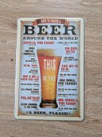 Blechschild "How to order a beer around the world" Bayern - Reichertshofen Vorschau