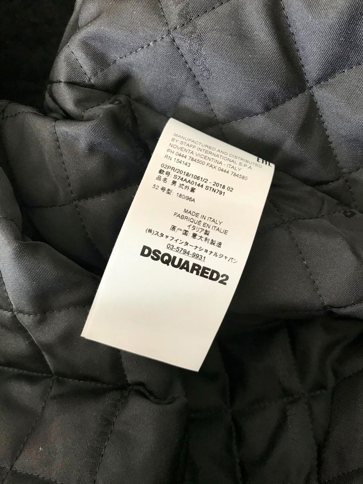 Dsquared2 Parka Neu Größe IT 54 Leder, Nylon, Lammfell in Dreieich