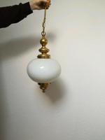 Vintage Opalglas Lampe maritim 50 60er messing antik leucht licht Essen - Bredeney Vorschau