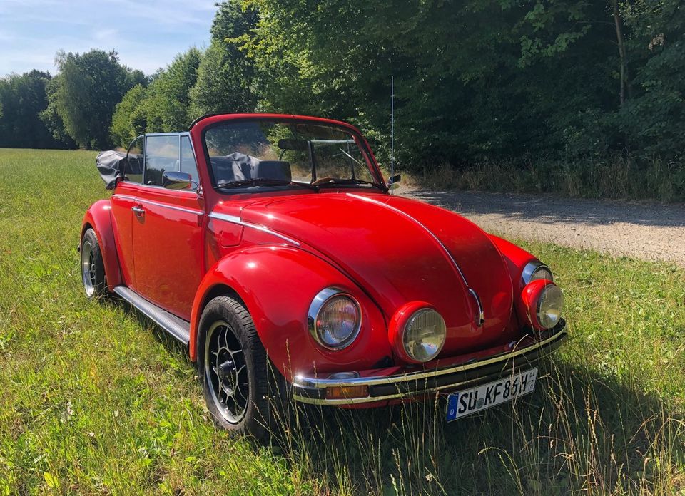 VW Käfer Cabrio Oldtimer Hochzeitsauto Brautauto mieten in Much