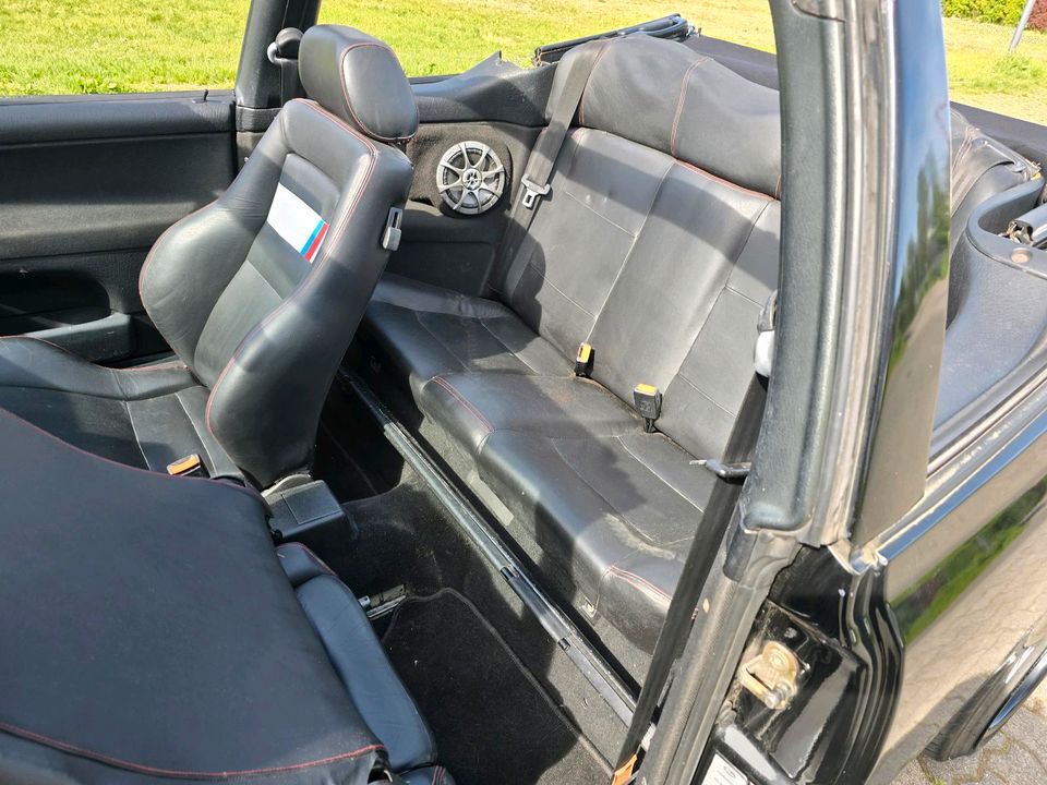 Golf 3 Cabrio 1.8 , 75 PS ABS Servo, TÜV neu Tuning, tief breit in Böhl-Iggelheim