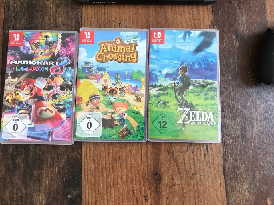 Nintendo Switch (inkl. 3 Spiele) in Aalen