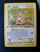 Pokemon Karte Raichu Fossil 1 Edition Holo Englisch Near Mint Bochum - Bochum-Südwest Vorschau