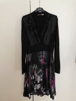 Biba Kleid schwarz lila Größe S 36 Rose Düsseldorf - Oberbilk Vorschau