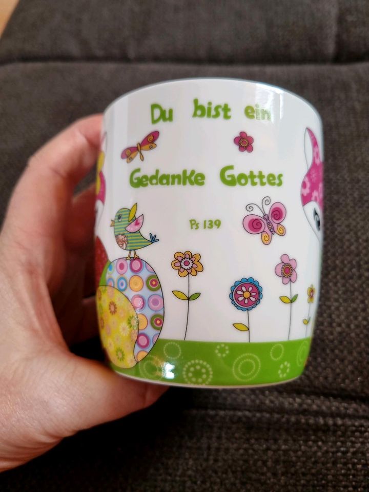 Tasse "Du bist ein Gedanke Gottes" in Mülsen