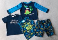 SET 4 Teile "Dino" T-Shirts kurze Hose LA-Shirt Gr. 80 Hannover - Linden-Limmer Vorschau