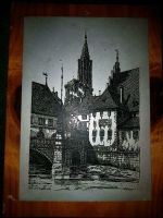 Strassburger Münster.Tolle KRATZTECHNIK.21X28 cm. Baden-Württemberg - Hügelsheim Vorschau