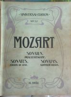 Notenbuch MOZART Sonaten Prachtausgabe von Ig. Brüll 1903 Thüringen - Erfurt Vorschau