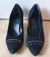 Pumps schwarz Silber Nieten 40 high heels Hessen - Gernsheim  Vorschau