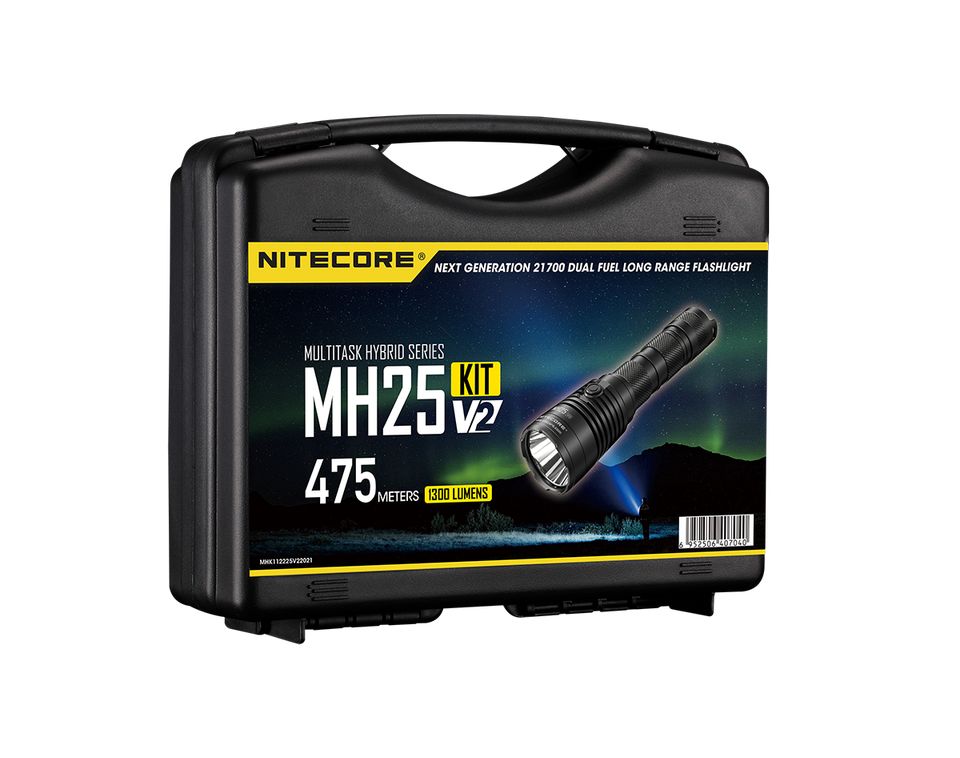 Nitecore MH25V2 LED Taschenlampe Jagd Set Farbfilter in Bischoffen