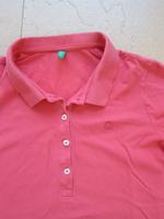 ☀️ pink rotes Poloshirt ☀️ | ▶️ chic + zeitlos ◀️ Benetton | S Bayern - Bad Abbach Vorschau
