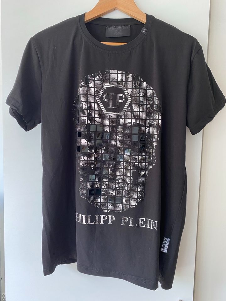 Philipp Plein Chrystal Schädel T Shirt Gr.XXL 100% BW schwarz in Düsseldorf