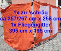 Seitenwand Pavillons der Größe 3x4m, SCHRÄG, Farbe: Terra/F 0009 Hessen - Niederdorfelden Vorschau