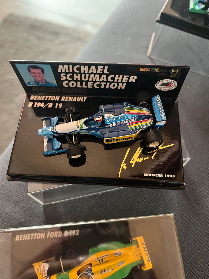 Modell Ferrari/Ford/Renault Schuhmacher Collection in Wolfsburg