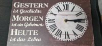 Schöne Wanduhr mit Spruch Brandenburg - Großräschen Vorschau