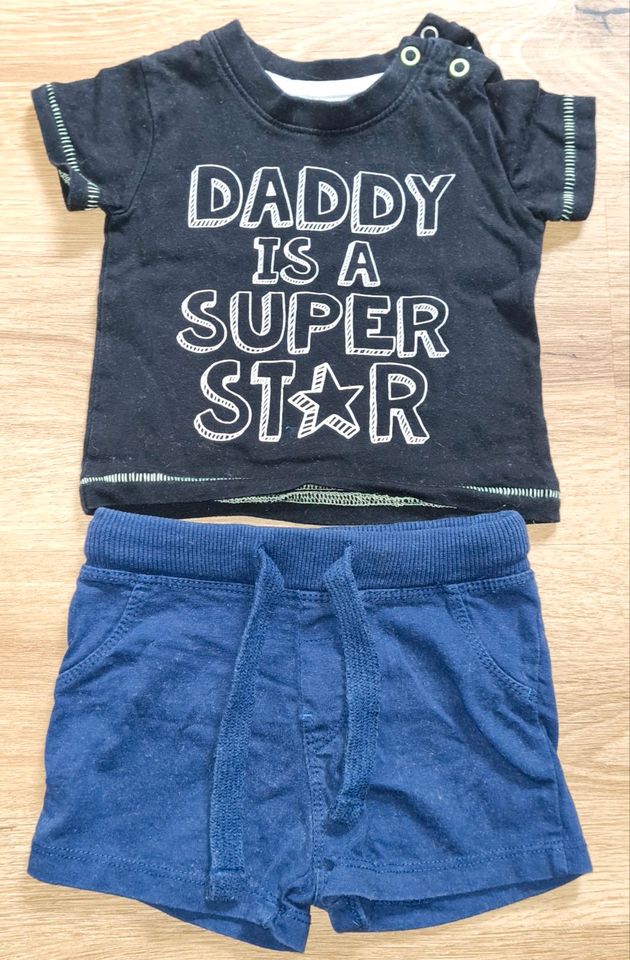 Gr. 62 Sommerset T-Shirt Hose Daddy Vatertag Shorts in Markranstädt