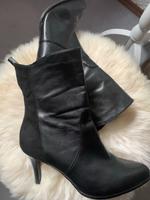 Stiefeletten v. Tamaris, Leder, Gr. 39, schwarz Hessen - Eichenzell Vorschau