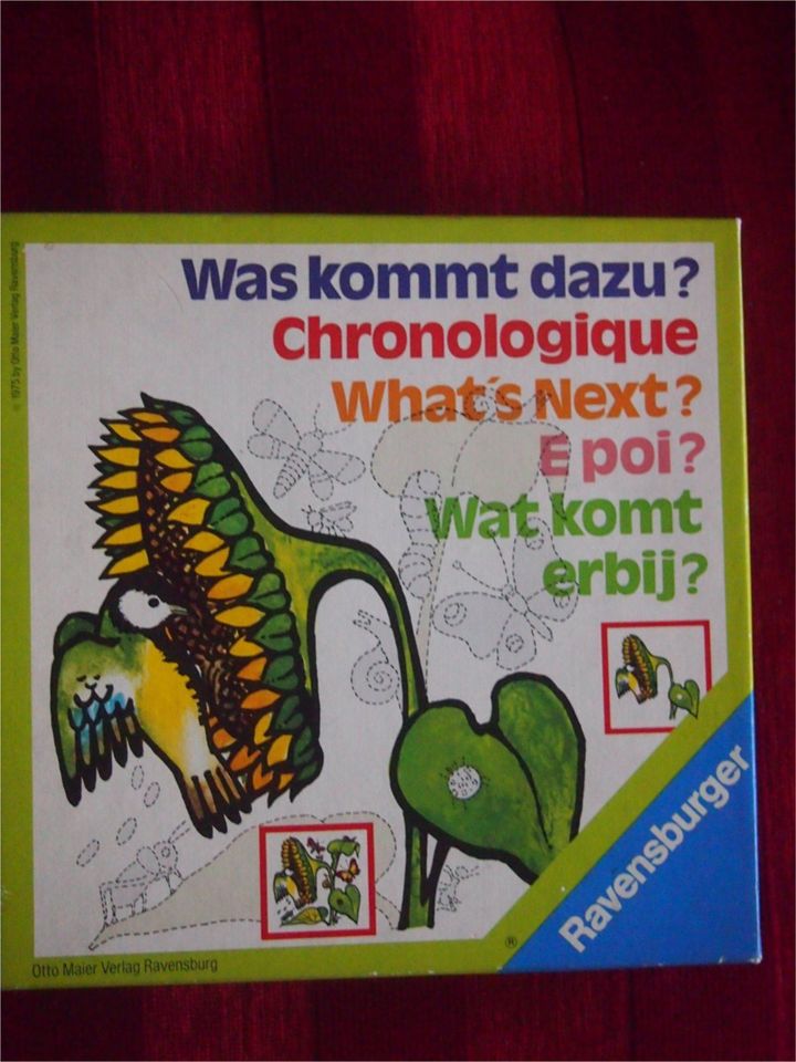 Was kommt dazu? Ravensburger Kinderpiel Legespiel 1975 vollständi in Ebersbach/Sachsen