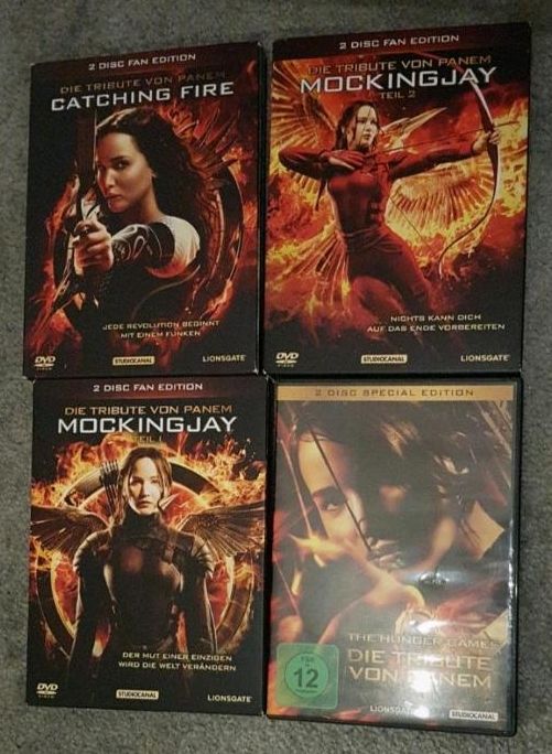 4 DVDS von Die Tribute von Panem in Chemnitz