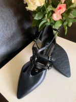 Ballerinas mit Riemchen top schwarz gothic Nürnberg (Mittelfr) - Nordstadt Vorschau